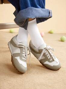 CUCCOO EASI Women's Versatile Casual Colorblock Sneakers Shoes For Women Sneakers Tainers