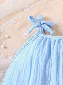 SHEIN Vintaside Kids 3pcs Baby Girls Simple Korean & Japanese Style Colorful Romper - Multicolor - View 3