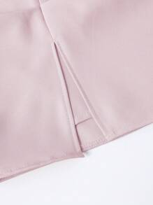 SHEIN PETITE Petite Women All-Match Simple Versatile A-Line Mini Skirt, Heather Grey