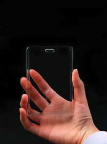 1 chiếc Giá đỡ ảnh thiết kế hình bướm pha lê có tay áo bảo vệ đựng thẻ để treo thẻ tín dụng, thẻ căn cước, thẻ ngân hàng, thẻ đi lại - Trong sáng - Xem 6