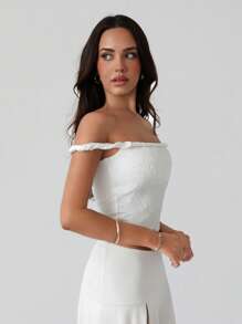 Roylia Stylish New Design Twist Cutout Sexy Sleeveless Top For Women - Apricot - View 3