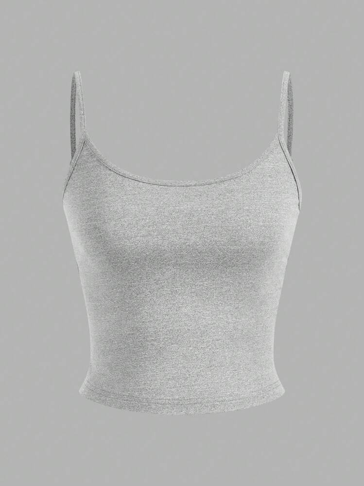 SHEIN EZwear 4 件套女式复古汽车图案印花紧身短款度假背心 - 彩色 - 查看 4