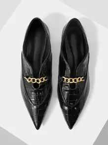 MOTF PREMIUM 平底圆头高跟鞋，百搭不疲劳，透气优雅