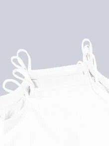 Sparklyn 4pcs Girls Basic Solid Color Camisole Underwear Set