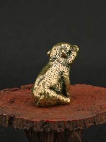 SHEIN Retro Copper-Bronze Mini Pig Statue - Charming Home Decor, Brass Accent Piece, Vintage Decorative Figurine & Artisan Craft For Unique Home Styling Best Gifts Birthday - Multicolor - View 5