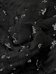 SHEIN Unity Plus Size Women Casual Random Bow Print Camisole Tank Top Graphic Tees Women Tops - Black - View 7