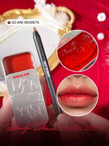 Marilyn Monroe X SHEGLAM DúO Labial Vintage Lip Duo-So Are Regrets 2 En 1 Maquillaje Labial Vintage Rojo Delineador De Labios Cremoso Tinte Labial Sheer Lip Jam BáLsamo Labial Voluminizador Hidratante De Larga DuracióN Maquillaje Labial GraduacióN CumpleañOs Vacaciones Verano OtoñO Y2K Elegante Moda Mujeres NiñAs Maquillaje CosméTico Belleza Fiesta Playa Viaje Camping Aire Libre Escuela Campus ExcursióN Festivales DecoracióN Regalo Presente Rosa Chica Cosplay Mejor Color Encanto Vibra