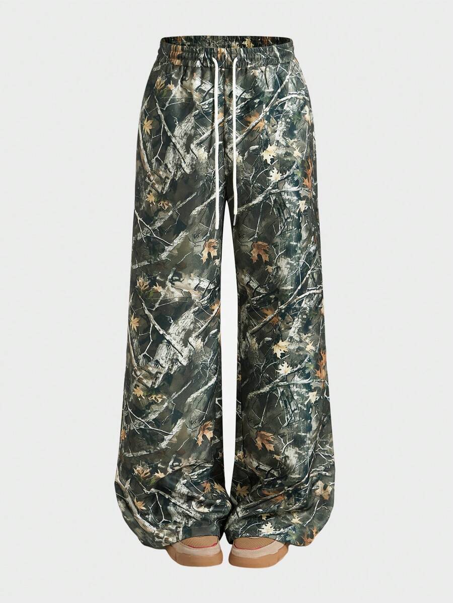 Manfinity VCAY Pantalón casual de uso diario para hombres, minimalista y de moda - Caqui - Ver 1