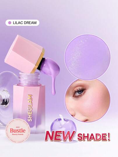 SHEGLAM Color Bloom Colorete líquido-Lilac Dream rare Marca Belleza Maquillaje Cosmético para Mujeres Niñas Perfecto para Otoño Invierno Ideal para Y2K Elegante Moda Adecuado para Cumpleaños Presente Fiesta Listo Mejor Color