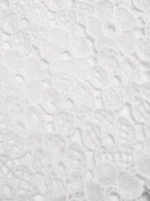 Flirla Plus Size Solid Color Casual Simple Fashionable Shorts For Daily Wear - White - View 7