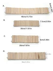 1pc Hamster Habitat Accessories With Multiple Sizes, Golden Bear Toy Turtle Hamster Reed Ding Chicken Fence Partition Two-Layer Platform Climbing