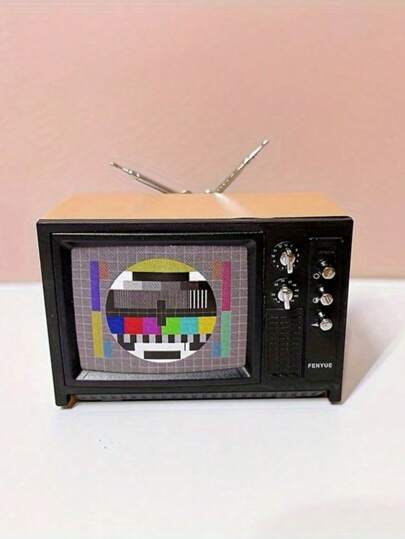 SHEIN 1piece Miniature Model Of Simulated Tv Set For Decoration House Decoration Best Gifts Birthday