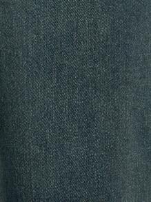 SUMWON WOMEN 设计师低腰喇叭牛仔裤涂层牛仔 Y2K 风格复古喇叭裤节日时尚四季弹力街头风格 - 藍色 - 查看 8