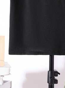 SHEIN Young Boy Crew Neck 3D Pockets Short Sleeve T-Shirt And Shorts Set - Army Green - View 4