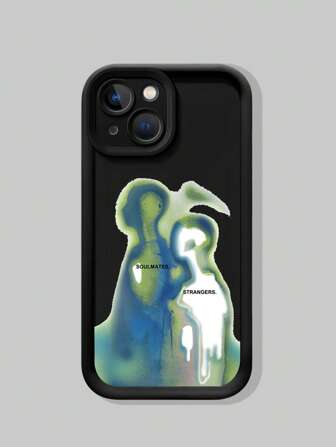 Grunge Punk 1 pièce Coque de téléphone avec motif silhouette compatible avec Apple iPhone 11 12 13 14 15 Pro Max 16