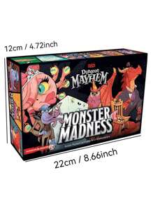 Dungeon Mayhem 龙与地下城卡牌游戏，适合 2-4 名玩家，棋盘游戏，朋友和家人的聚会游戏，游戏礼物圣诞节棋盘游戏礼物 - 彩色 - 查看 4