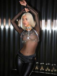 AltCore Festival Leather Decorative Body Chain Lingerie Accessories