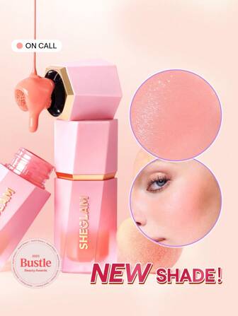 SHEGLAM Color Bloom Flüssiges Rouge-On Call Abschluss Geburtstag Urlaub Sommer Herbst Autumn Y2k Schick Mode Frauen Make-up Kosmetik Party Strand Reise Camping Draußen Schule Campus Ausflug Festivals Dekoration Geschenk Präsent Rose Mädchen Cosplay Beste Farbe Charme Atmosphäre