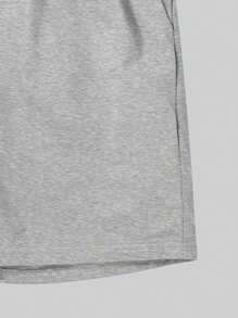 Chillumni Plus Size Men's Drawstring Waist Wide Pocket Loose Casual Shorts - Multicolor - View 4