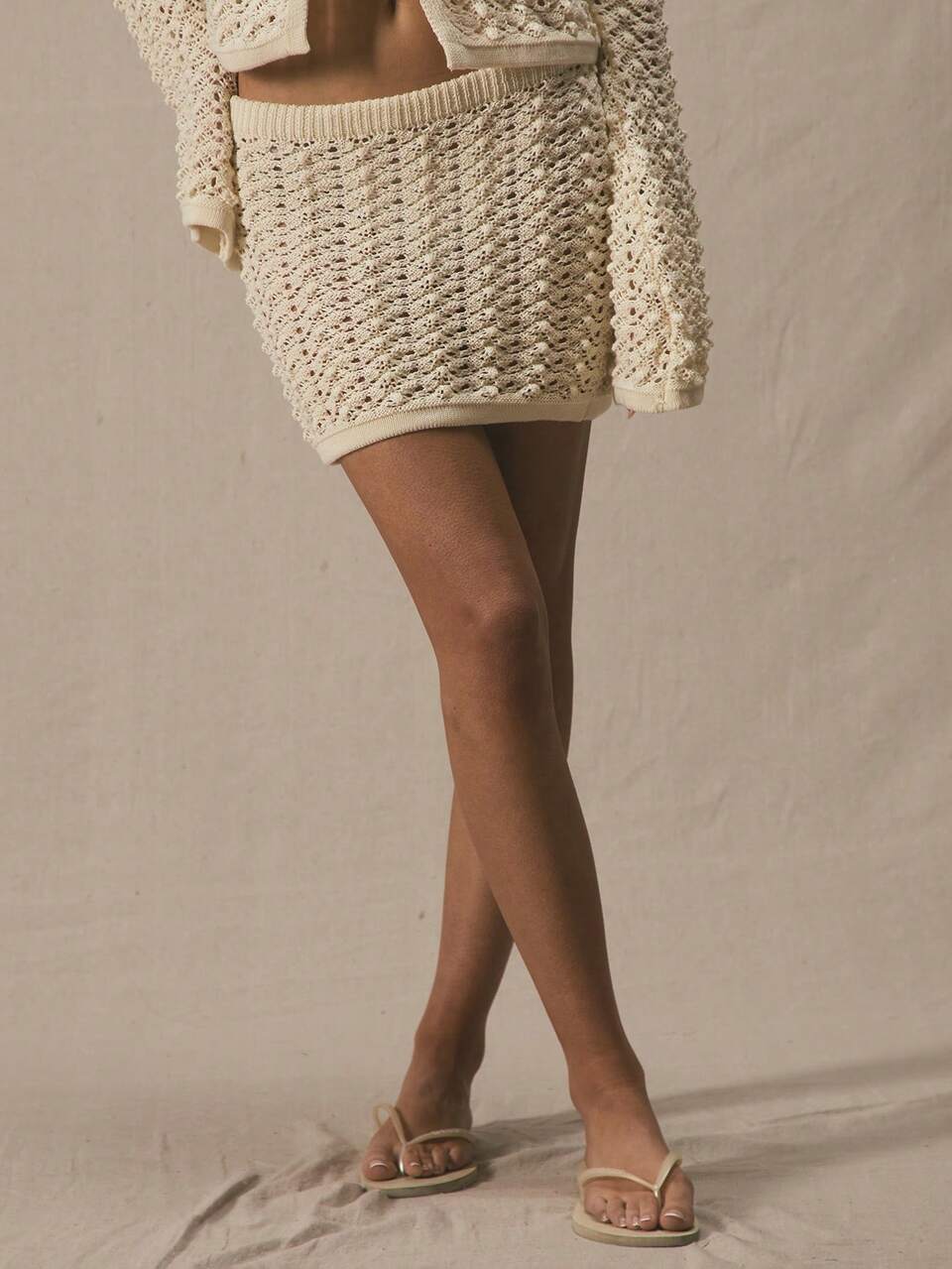 Low Rise Crochet Mini Skirt Only Spring Summer Cute Vacation  Fall Autumn Winter Bridal Bachelorette Hen Do Wedding Holiday Festival