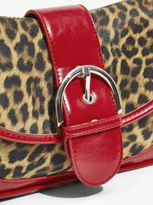 SHEIN ICON 女包，时尚，个性，甜美酷炫女孩，Y2K，复古，牛仔效果，单肩包，流浪包，青少年 - 彩色 - 查看 5