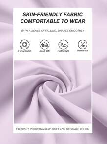 Dewbera 女士瑜伽运动休闲无袖 Polo 领连衣裙，合身健身跑步运动连衣裙，带口袋，舒适通勤户外性感短裤运动连衣裙