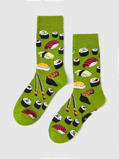 Kawaii Calcetines medianos y prácticos para mujer, de uso múltiple
