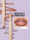 SHEGLAM LáPiz Labial Y Delineador Glam 101 Duo-Soft Chai 2 En 1, Delineador De Labios Mate De Doble Punta, LáPiz Labial, Altamente Pigmentado, Duradero, Suave, FáCil De Usar, Maquillaje De Labios, , Navidad, Invierno, Rosa, MarróN, Delineador De Labios Marca Belleza Maquillaje CosméTico Para Mujeres NiñAs Perfecto Para OtoñO Invierno Ideal Para Y2K Elegante Moda Adecuado Para CumpleañOs Presente Fiesta Listo Mejor Color