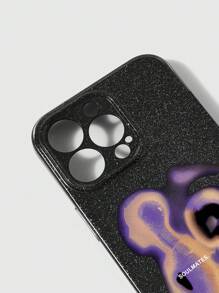 ROMWE Grunge Punk 1 Ốp điện thoại màu đen có họa tiết hình bóng người, tương thích với Apple IPhone 11 12 13 14 15 Pro Max 16 - Nhiều màu - Xem 2