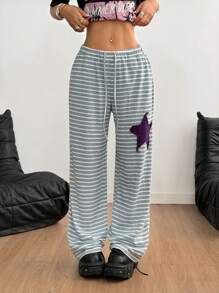 Coolane Quần sọc xám Y2K cổ điển cho ngày hẹn hò mùa xuân và mùa hè dành cho nữ dạo phố - Xám - Xem 6