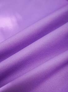 SHEIN X Care Bears Conjunto de pijama de top tipo camiseta de tirantes y shorts con estampe de oso y estrellas para niñas preadolescentes, ropa de dormir de verano, X