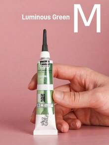 SHEIN 1 Pc Metal Color 3D Stereoscopic Glass Pigment Hook Pen 1mm Pen Tip 20ml DIY Painting Textile Ceramic Metal Acrylic Pigment Back To School - one-size - View 16