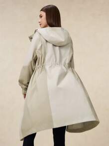 OutZeal 女士户外休闲拉链连帽夹克防水防风衣