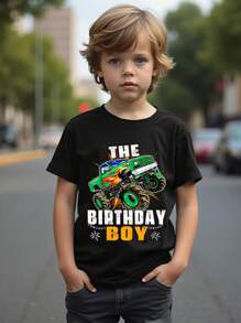1pc Young Boy Casual Simple Streetwear Versatile Outfit Suitable For Outdoor Sports And Everyday Wear, Autumn/Summer