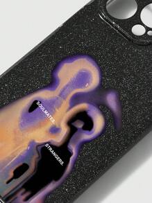 ROMWE Grunge Punk 1 Ốp điện thoại màu đen có họa tiết hình bóng người, tương thích với Apple IPhone 11 12 13 14 15 Pro Max 16 - Nhiều màu - Xem 4