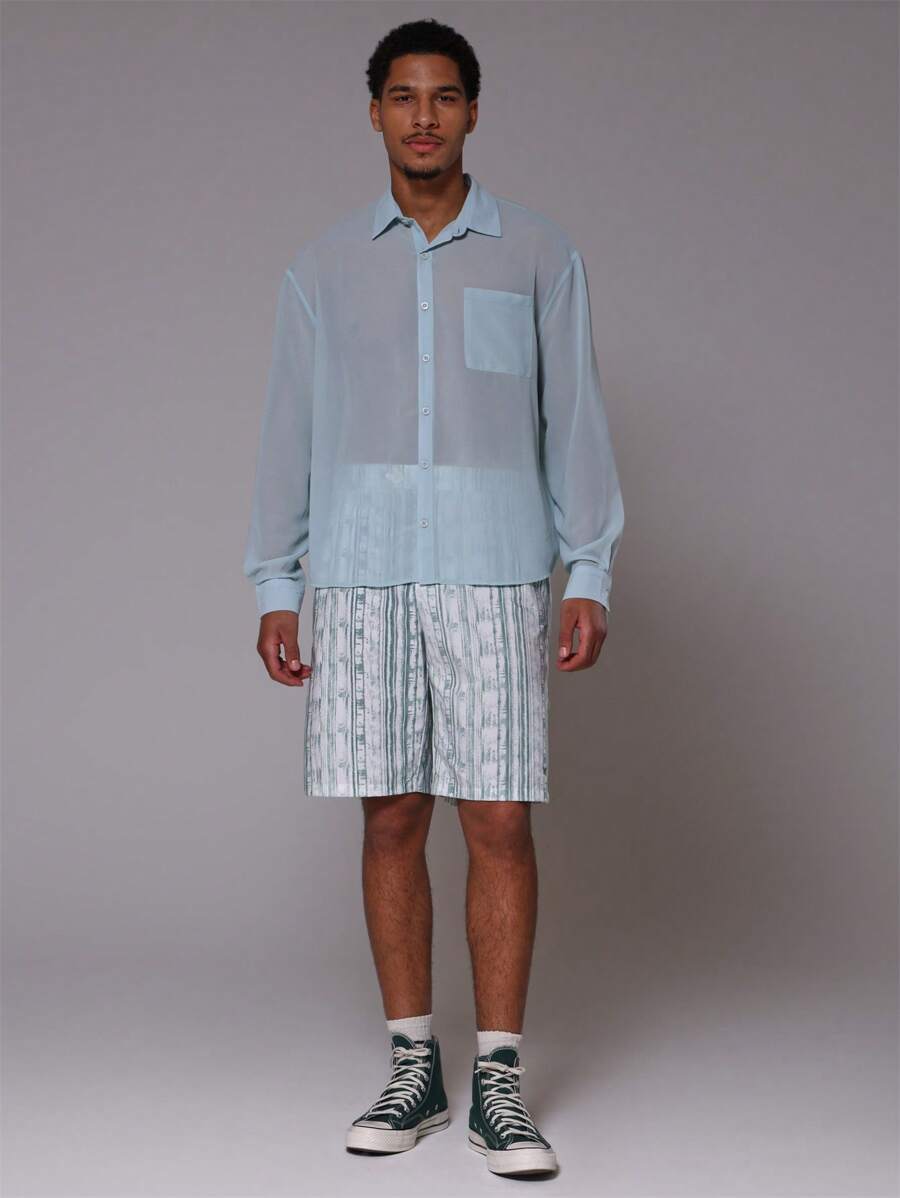 Musero Tailored Embroidered "M" Smart Shorts Spring Summer