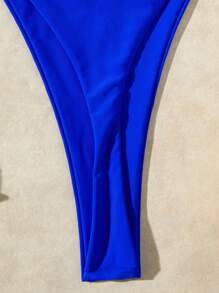 Swim SXY Swim Chicsea 女士性感深 V 领露背连体泳衣 - 寶藍色 - 查看 7