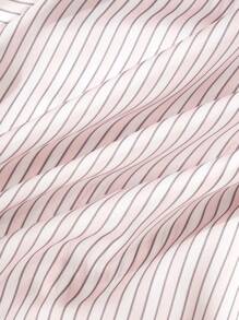 2 chiếc áo ngắn tay bằng vải satin dễ thương cho bé gái tuổi mới lớn và quần short thường ngày, bộ đồ ngủ mềm mại Bộ quần áo cho bé gái tuổi mới lớn Bộ đồ ngủ tay ngắn - Hồng - Xem 7