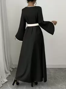 Elenzga Vestido largo para mujer, minimalista y de moda, apropiado para el verano - Multicolor - Ver 2