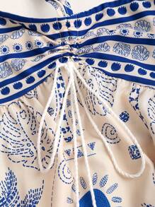 Sweetra Váy đi biển phong cách Bohemian, váy dài cao cấp hai dây cho kỳ nghỉ hè Maxi dành cho nữ - Nhiều màu - Xem 3