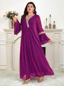 Al Najma Plus Size Women Turkish & Arabic Style Traditional Long Tunic