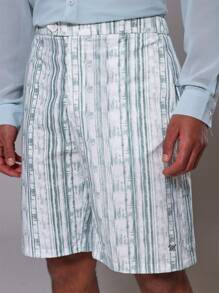 Musero Tailored Embroidered "M" Smart Shorts Spring Summer