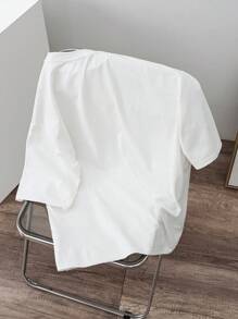 Manfinity Hypemode Men's Cartoon Bear Graphic Round Neck Short Sleeve Casual T-Shirt - White - View 2