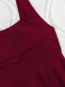 Swim Lushoire Gonna da spiaggia rossa per donna