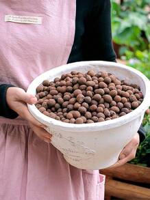 SHEIN 1 Pack Of 100g Ceramsite Soil,Leca Clay Pebbles For Plants,Leca Balls For Indoor Plants,Clay Balls For Plants,Leca Balls, Clay Pebbles For Plants Hydroponic