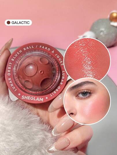 SHEGLAM Lunar Orbit Blush Ball-Galactic Cream Blush Cream Non-Fading Multi-Use Spaceship Shape Natural Pigment Non-Greasy Blendable Face Makeup Rare Brand Beauty Makeup Face Paint Cosmetic For Women Girls Perfect For Fall Winter Ideal For Y2K Fancy Fashion Suitable For Birthday Christmas Present Party Ready Best Color