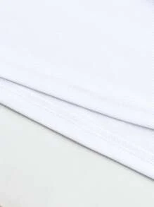 Manfinity Homme Camiseta polo de manga corta informal y versátil con bloques de color para hombres