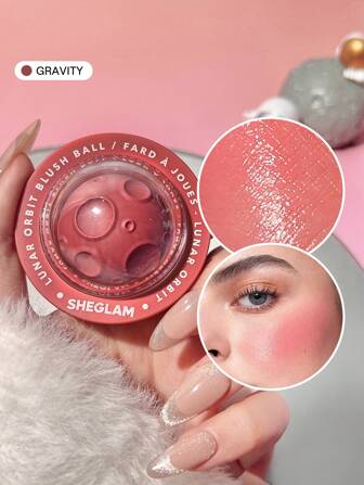 Lunar Orbit Blush Ball-Gravity Cream Blush Cream Non DéColorant Multi-Usage Forme De Vaisseau Spatial Pigment Naturel Non Gras Maquillage Pour Le Visage Estompable Rare,Rouge Marque Beauté Visage Maquillage CosméTique Pour Femmes Filles Parfait Pour Hiver IdéAl Pour Y2K ÉLéGant Mode Adapté Pour Anniversaire Xmas Cadeau FêTe PrêT Meilleure Couleur