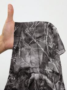 Coolane Women's Spring Casual Cold Shoulder Cargo Style Pullover Top,Rave Top - Black and White - View 8