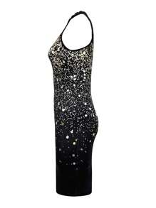 SHEIN Clasi Abito elegante da donna con stampa floreale in pizzo